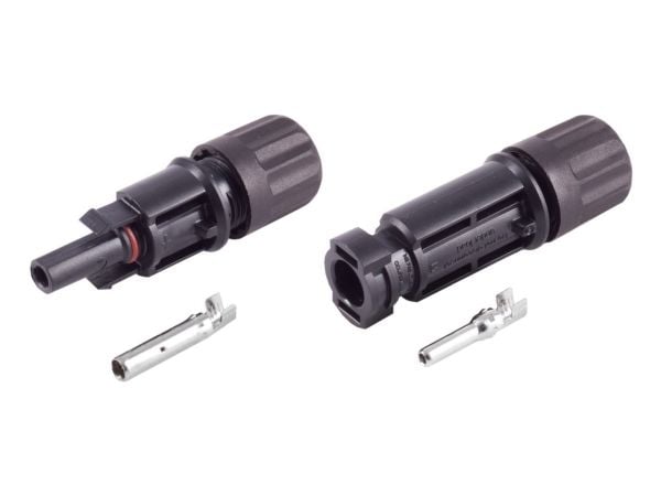 shiverpeaks BS02-20012, Virtapistoke, Muovi, musta, IP68, MC4, Uros