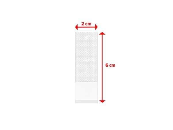 TESA Powerstrips CLICK S, Monteringspute, Hvit, Innendørs, 1,8 kg, 20 mm, 60 mm