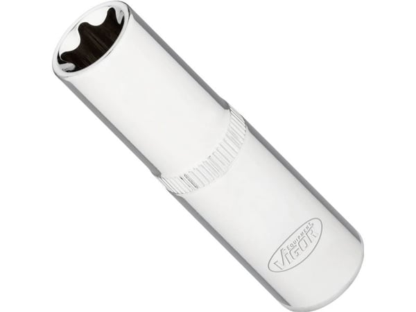 Vigor V7014-18, Kraftpipe, Rustfritt stål, 1 hoder, 3/8", Metrisk, 18 mm