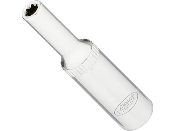 Vigor V7014-5, Iskuhylsy, Ruostumaton teräs, 1 pää(t), 1/4", Metrinen, 5 mm
