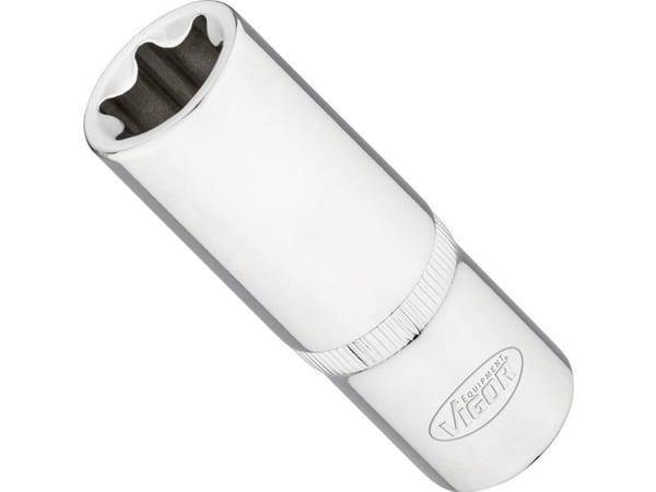 Vigor V7014-24, Kraftpipe, Rustfritt stål, 1 hoder, 1/2", Metrisk, 24 mm