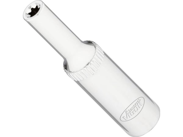 Vigor V7014-4, Kraftpipe, Rustfritt stål, 1 hoder, 1/4", Metrisk, 4 mm
