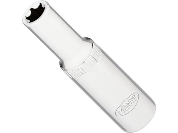 Vigor V7014-12, Kraftpipe, Rustfritt stål, 1 hoder, 3/8", Metrisk, 12 mm