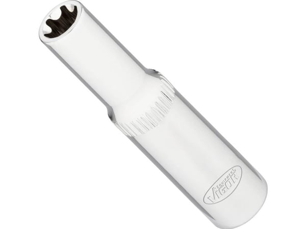 Vigor V7014-8, Kraftpipe, Rustfritt stål, 1 hoder, 1/4", Metrisk, 8 mm