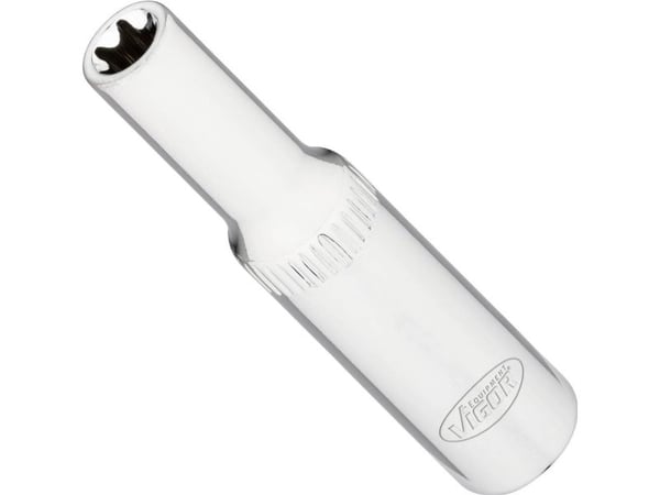 Vigor V7014-7, Kraftpipe, Rustfritt stål, 1 hoder, 1/4", Metrisk, 7 mm