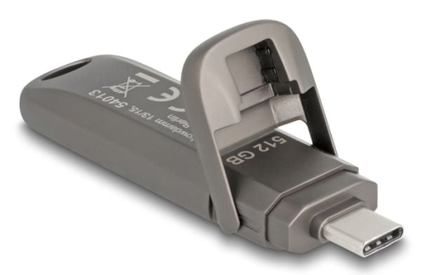 Delock - USB flash-enhet - 512 GB - USB-C