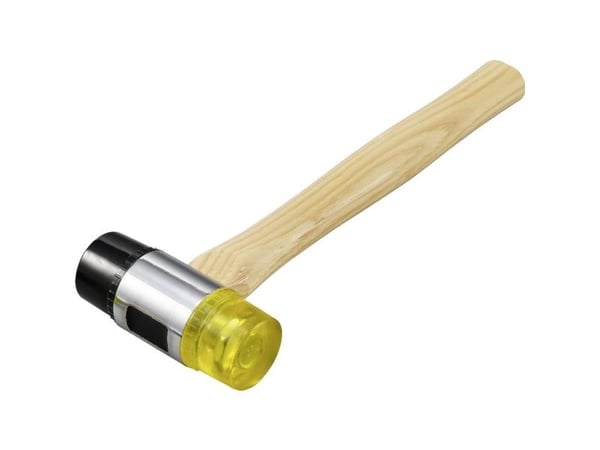 TOOLCRAFT TO-9991035 gummihammer, middels myk/middels hard, 430 g, 310 mm, 1 stk