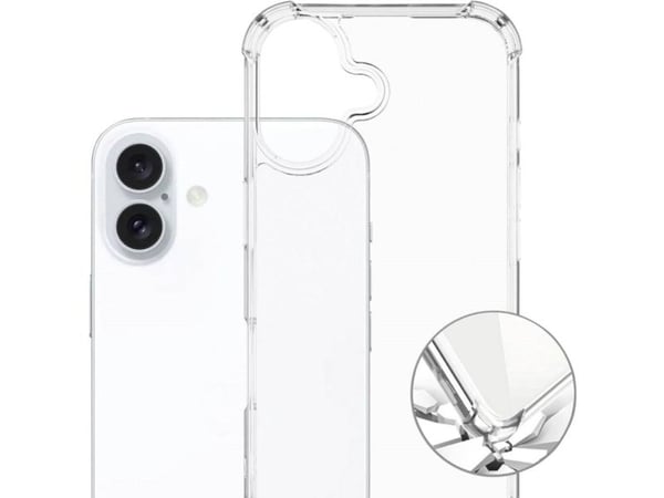 4smarts 541182, Suojus, Apple, iPhone 16, 15,5 cm (6.1"), Läpinäkyvä