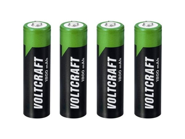 VOLTCRAFT HR06 oppladbart AA-batteri NiMH 1800 mAh 1,2 V 4 stk