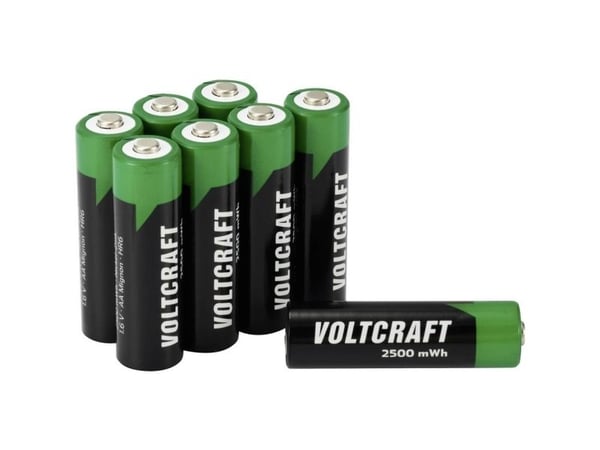 Voltcraft VC-16044355 Mignon AA oppladbart NiZn-batteri 1500 mAh 1,6 V 8 stk