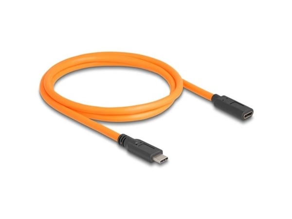 DeLOCK 87960, 1 m, USB C, USB C, 5 Gbit/s, Oranssi