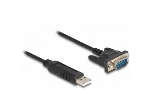 Delock - USB / seriell-kabel - USB (hann) til DB-9 (hann) skrubar - 50 cm