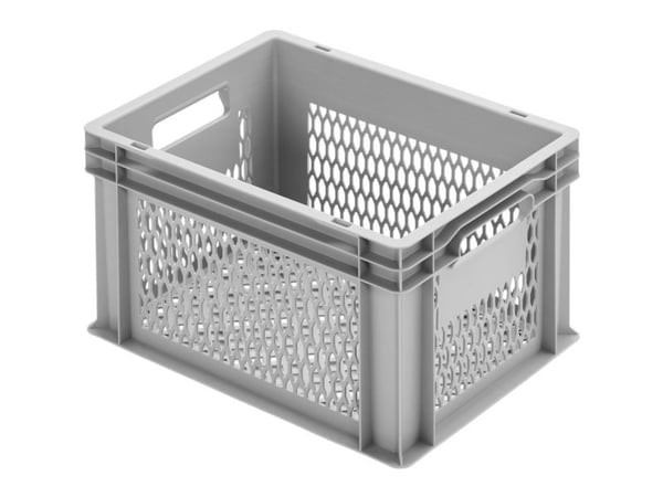 Alutec 75045 plastbokser med gitter (B x H x D) 400 x 235 x 300 mm grå