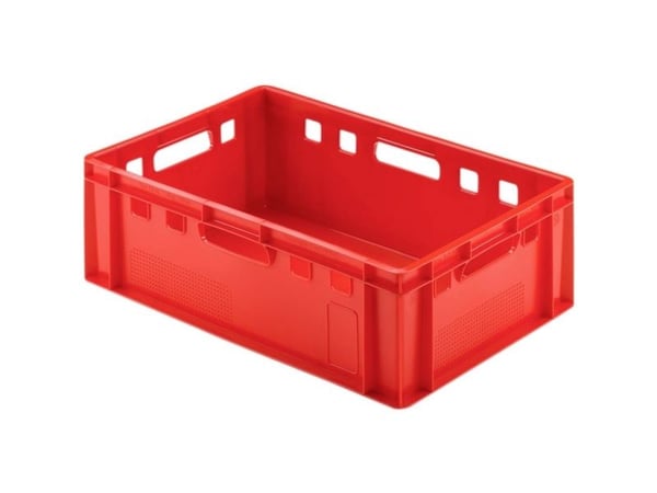 Alutec 75094 plastlådor för livsmedel (B x H x T) 600 x 200 x 400 mm orange, 1 st
