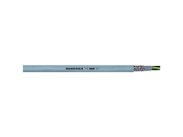 LAPP H05VVC4V5-K (NYSLYCYÖ-JZ) Ohjauskaapeli 5 G 1,5 mm² Harmaa 35732/100 100 m