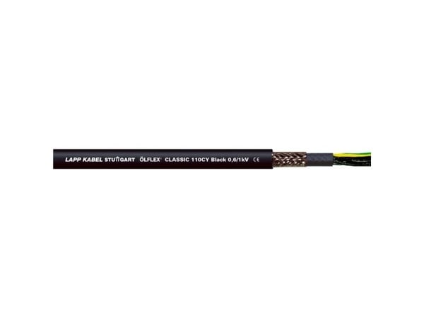 LAPP ÖLFLEX® CLASSIC 110 CY svart styrkabel 3 G 1.5 mm² 1121307/100 100 m