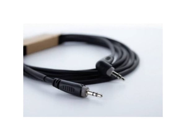 Cordial 14923 lydtilkoblingskabel [1x 3,5 mm jack - 1x 3,5 mm jack], 1 m svart PVC-kappe, tvunnet (14923)