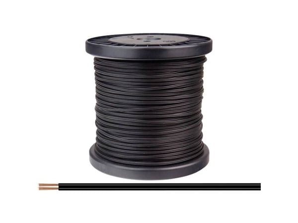 Donau Elektronik 218-11-100 kabel 2 x 0.14 mm² svart 100 m (218-11-100)