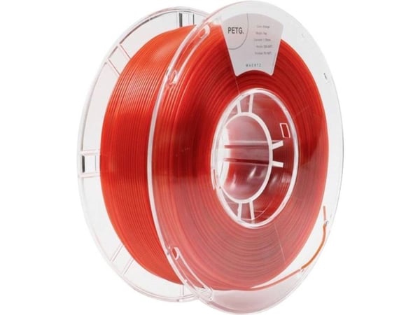 Maertz PMMA-1011-011 PETG-filament kemiskt beständigt 1,75 mm 1000 g Orange, 1 st