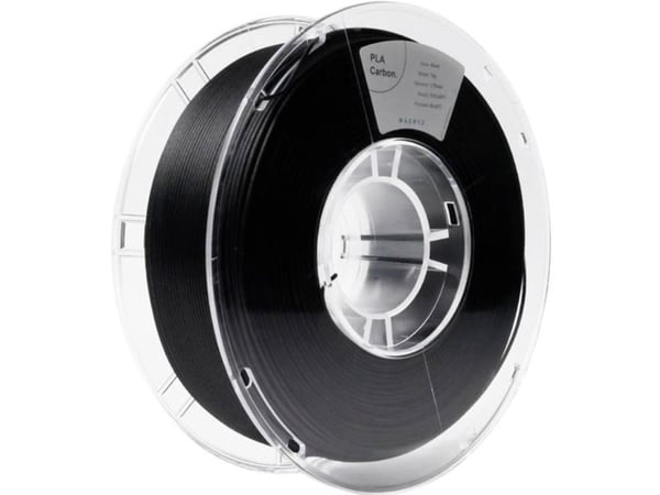 Maertz PMMA-1023-001 PLA Carbon varmetålig, høy stivhet 1,75 mm 1000 g sort (1 stk)