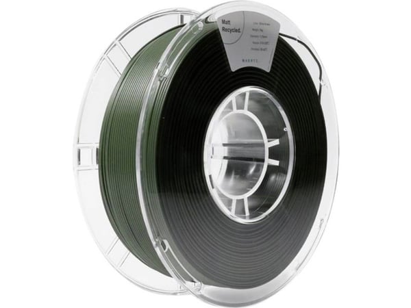 Maertz PMMA-1014-005 filament PLA-matt resirkulert PLA matt 1,75 mm 1000 g olivengrønn 1 stk