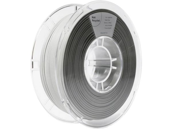Maertz PMMA-1014-001 Filament PLA matt resirkulert PLA, matt 1,75 mm 1000 g lysegrå 1 stk