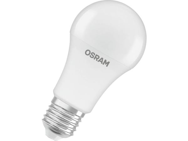OSRAM HOMELIGHTING LED-lampe 4099854109874 E27, RGB, energiklasse F, pæreform, 10 W = 75 W, varm hvit, Ø x H 60 x 109 mm, 1 stk