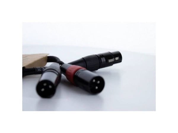 Cordial EY 0.3 FMM, XLR (3-pin), Hunkjønn, 2 x XLR (3-pin), Hankjønn, 0,3 m, Svart