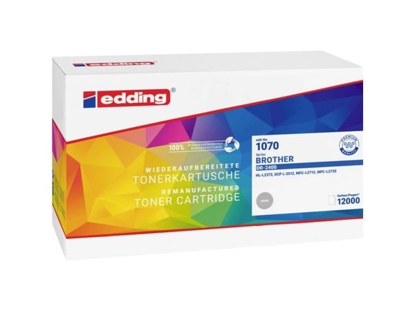 Edding EDD-1070, Kompatibel, Brother, DCP-L 2510 D/ 2512 D/ 2530 DW/ 2537 DW/ 2550 DN, HL-L 2310 D/ 2350 D/ 2357 DW/ 2370 DN/ 2372 DN/..., 1 stykke...