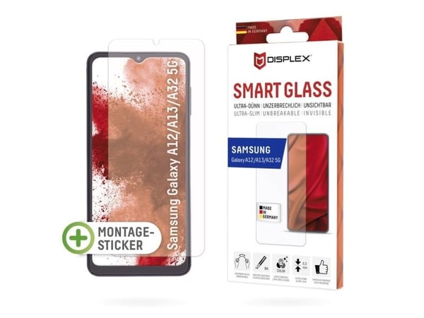 DISPLEX Smart Glass skjermbeskyttelse Samsung Galaxy A12 5G / A13 5G / A32 5G 1 stk 1635