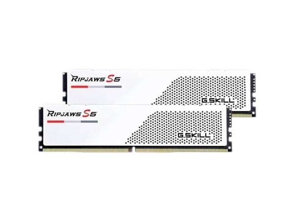 G.Skill F5-6000J2836G32GX2-RS5W, 64 GB, 2 x 32 GB, DDR5, 6000 MHz, 288-pin DIMM
