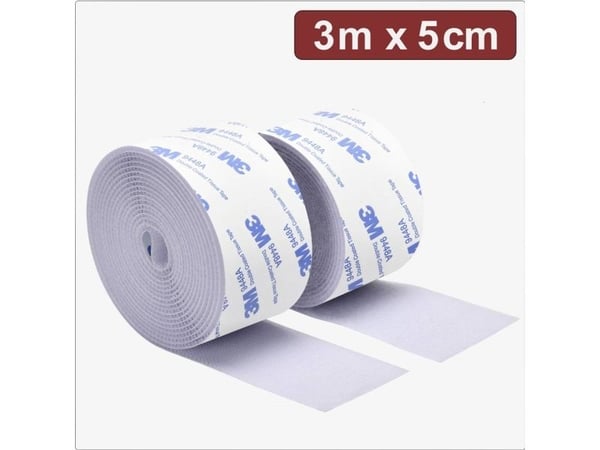 Quadrios 24CA325 Koukkuteippi L x L 3 m 5 cm Valkoinen 3 (24CA325)