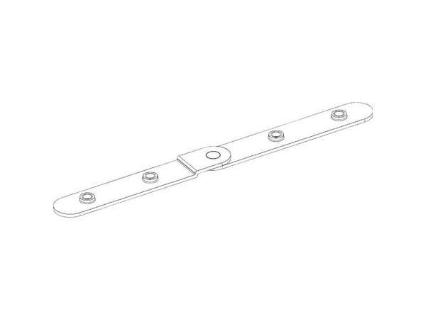 Deko Light 988176 sammenkobling i stål (L x B x H) 50 x 4 x 2 mm 1 stk