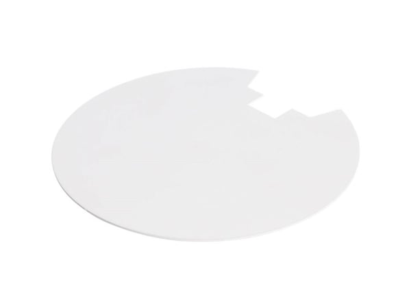 Deko Light 930393 bakdeksel hvit for serie Uni II Max Højvolt skinne system-komponenter signalfarget hvit (RAL 9003)