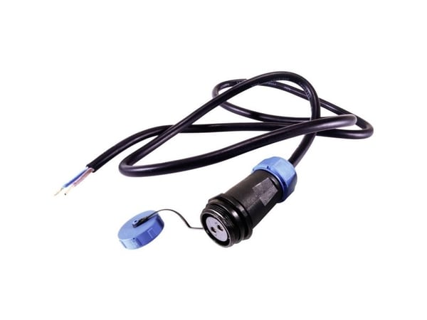 Deko Light 940037 runderkontakt, ferdigkablet kobling, rett, polantall samlet 2, 1 stk