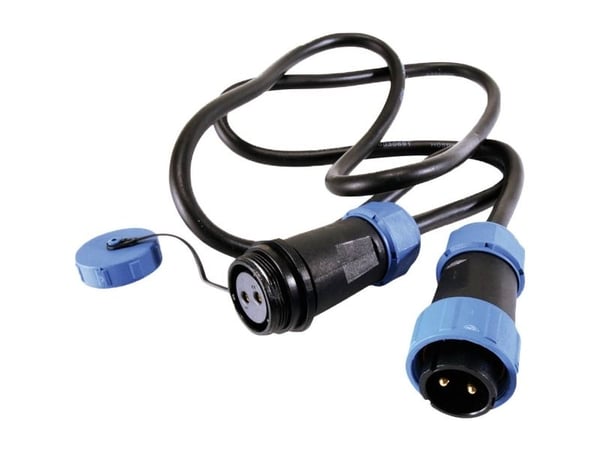 Deko Light 940051 Rundstift ferdigmontert kontakt, rett, skjøt, rett samlet polantall: 2 1 stk