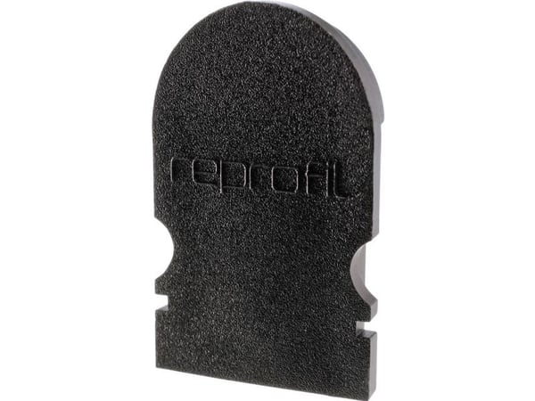 Deko Light 979602 endekappe R-AU-02-08 sett 2 stk, svart profil-endekappe i plast (L x B x H) 14 x 6 x 21,5 mm 1 stk