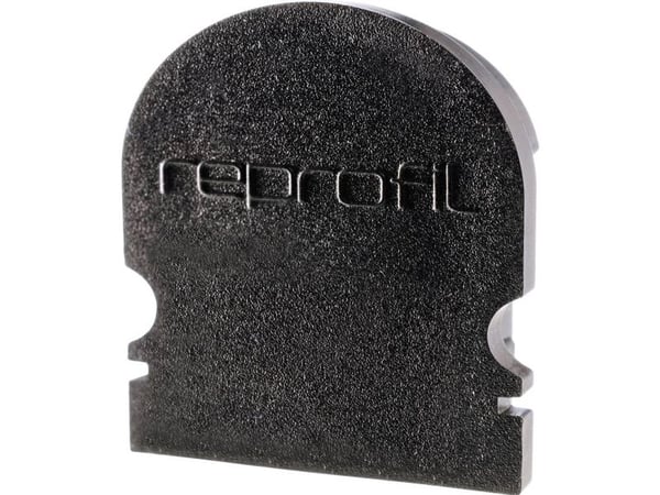 Deko Light 979612 endekappe R-AU-02-15, sett 2 stk, sort, endekappe i plast (21 x 6 x 24 mm) (1 stk)
