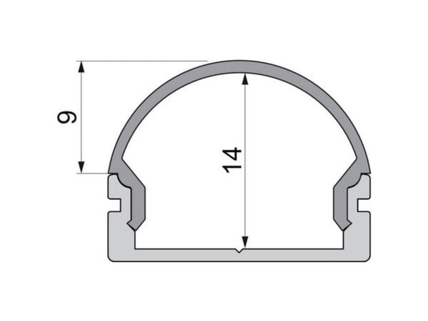 Deko Light 979592 Endekappe R-AU-01-15 sett 2 stk, svart profil-endekappe i plast (L x B x H) 21 x 6 x 16 mm 1 stk