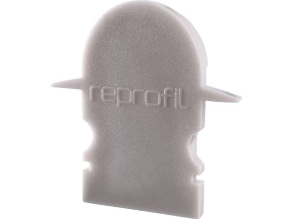 Deko Light 979641 endestykke R-ET-02-08 sett 2 stk grå profil-endehette i plast (L x B x H) 23 x 6 x 21,5 mm 1 stk