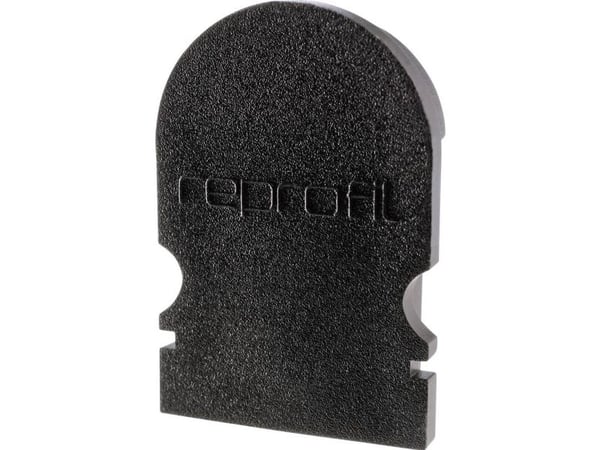 Deko Light 979522 Päätykappale R-AU-02-10 Sarja 2 kpl, musta Profiilipäätykappale Muovi (L x S x K) 16 x 6 x 23,5 mm 1 kpl