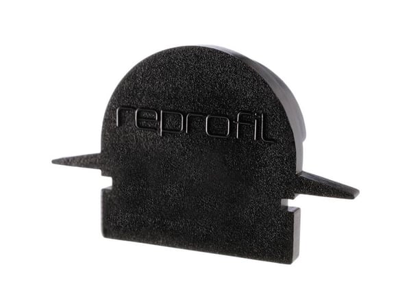 Deko Light 979542 endekappe R-ET-01-10 sett 2 stk svart profilendekappe i plast (L x B x H) 25 x 6 x 15,5 mm 1 stk
