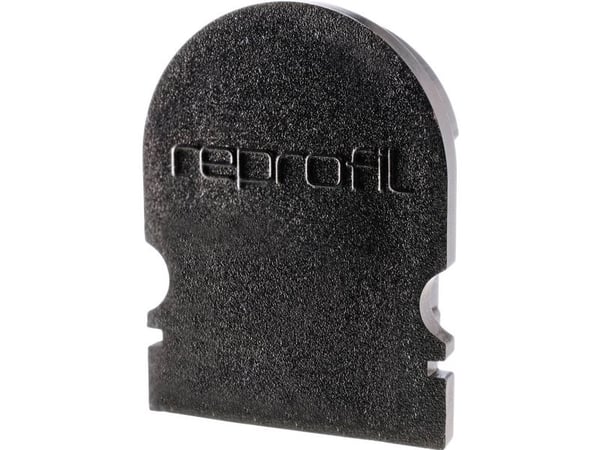 Deko Light 979532 endehette R-AU-02-12 sett 2 stk sort profil-endehette plast (L x B x H) 18 x 6 x 23,5 mm 1 stk