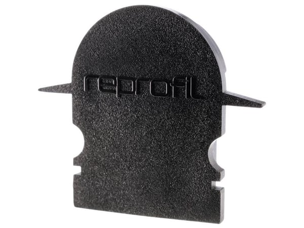 Deko Light 979572 endestykke R-ET-02-12 sett 2 stk svart profil endekappe i plast (L x B x H) 27 x 6 x 23,5 mm