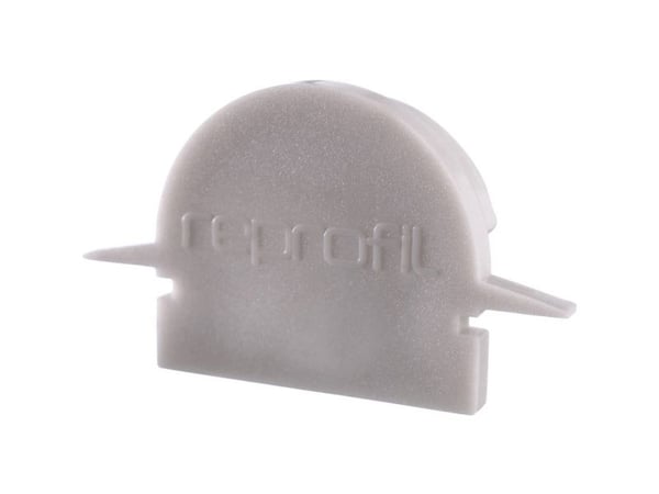 Deko Light 979551 endekapsel R-ET-01-12 sett 2 stk, grå profil-endekapsel i plast (L x B x H) 27 x 6 x 14,5 mm, 1 stk