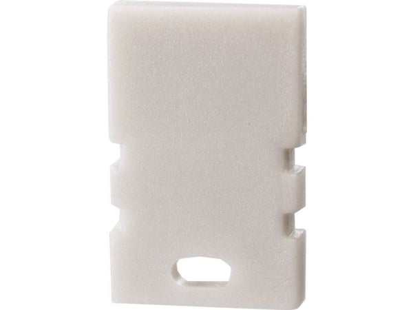 Deko Light 979170 endekappe H-AU-02-05, sett 2 stk, hvit profildel i plast