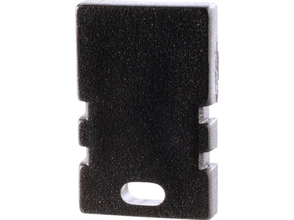 Deko Light 979172 endekappe H-AU-02-05 sett (2 stk) svart profil-endekappe i plast (1 stk)