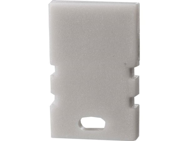 Deko Light 979171 endekappe H-AU-02-05 sett 2 stk, grå profiendekappe i plast 1 stk