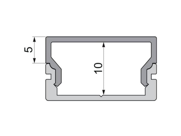 Deko Light 979092 endehette H-AU-01-15 sett 2 stk schwarz profil-endehette i plast (L x B x H) 21 x 6 x 12 mm 1 stk
