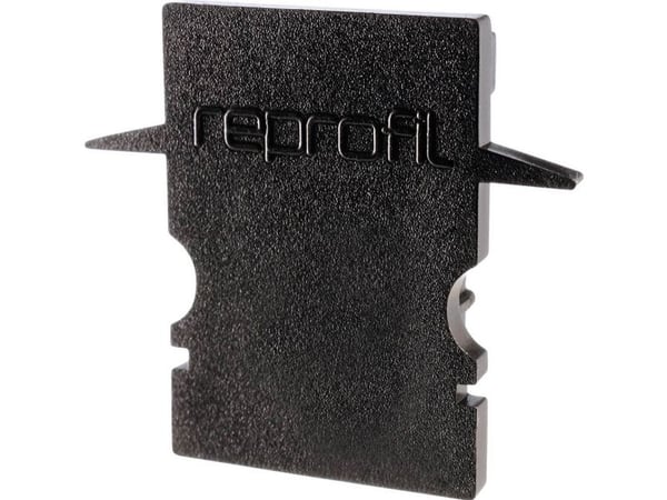 Deko Light 979142 endekappe H-ET-02-08 sett 2 stk sort profilenden i plast 23 x 6 x 20 mm 1 stk